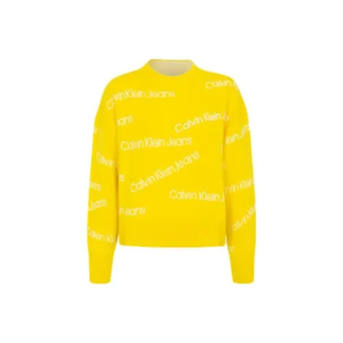 Calvin Klein Желтые Женские Свитеры
