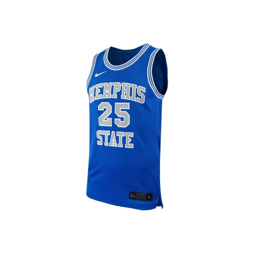 nike MemphiS Баскетбольная Джерси MemphiS Hardaway Размер 25 Мужская Темно-синяя