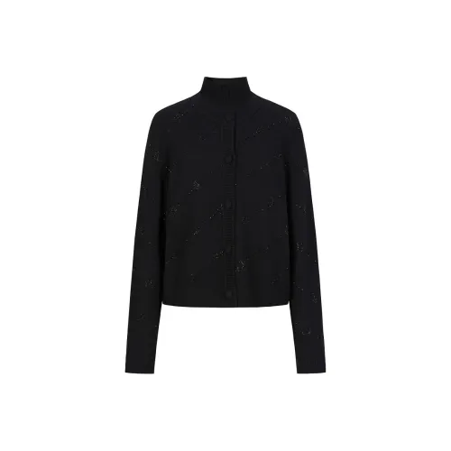 JZ. ANNAKRO Свитер Женский Без рисунка Черный