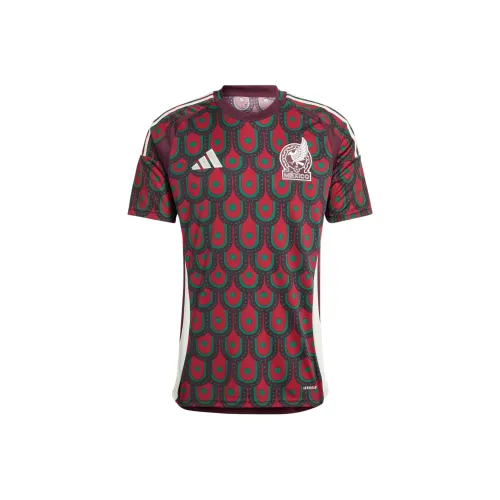 Adidas Mexico 24 Дом Джерси Футбол Джерси Фанатская версия Mexico Дом Мужской Многоцветный