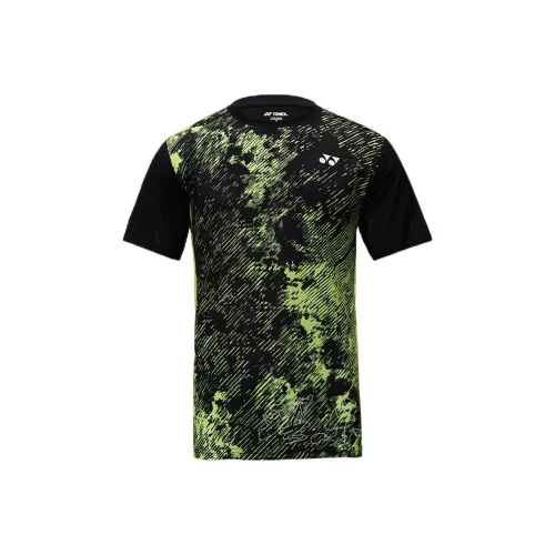 YONEX Бадминтон Джерси Мужской Темно-желтый Зеленый