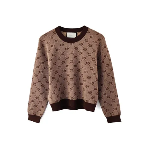 GUCCI Коричневые Женские Свитеры