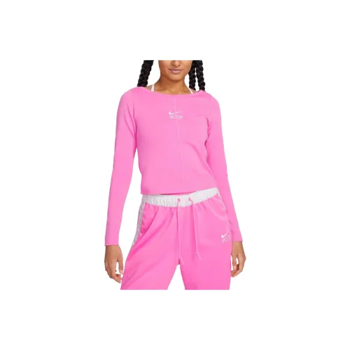 Nike Обычная T-рубашка Женская Веселая Розовая