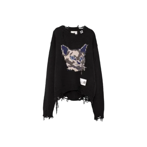 Maison Mihara Yasuhiro FW24 Свитер Женский Черный