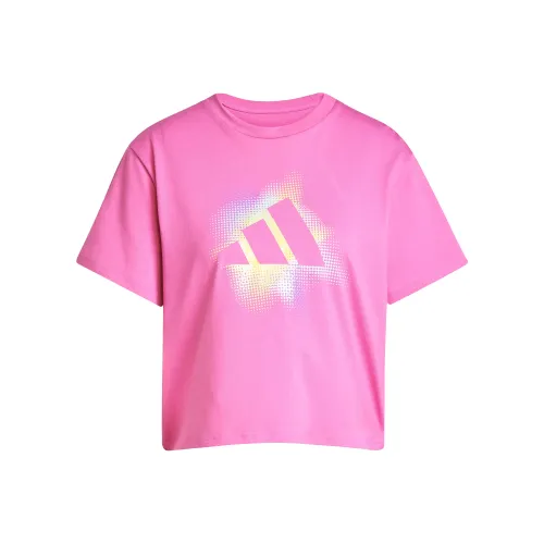 Adidas SportswearDance T Рубашка Женская Полупрозрачная Фуксия