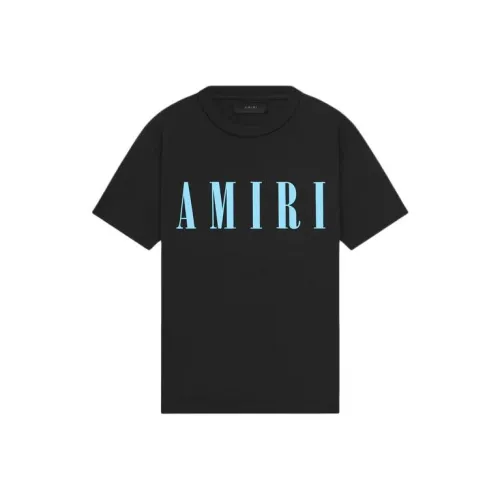 AMIRI Ядерный Логотип Облегающий крой Tee T-рубашка Женская Черная