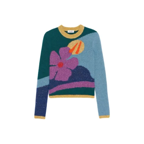 SAINT LAURENT SS22 Свитер Женский Многоцветный