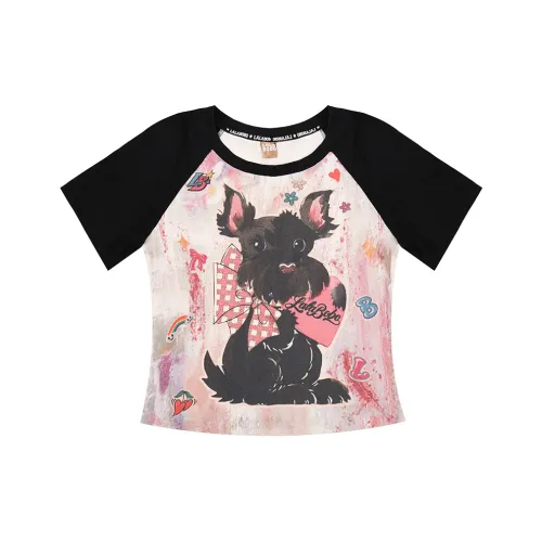 LALABOBO Черные Женские Футболки