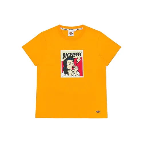 Dickies SS22 T-Shirt Женская Ярко-Оранжевая