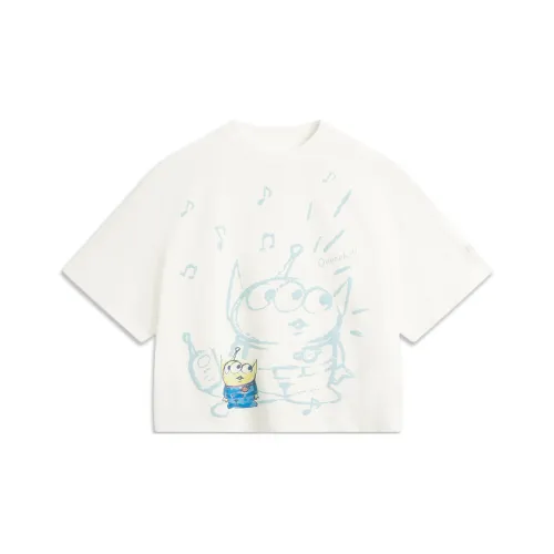 LiNing x Disney T-Shirt Женская Айвори