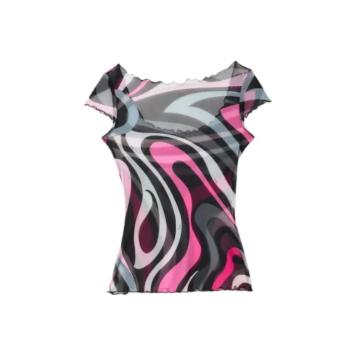 EMILIO PUCCI Майка Женская Черная