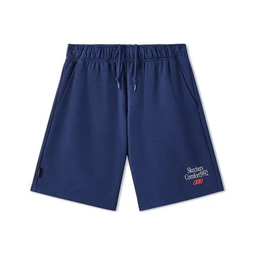 Skechers Sports Life Collection Морской синий 00DU Мужские спортивные шорты