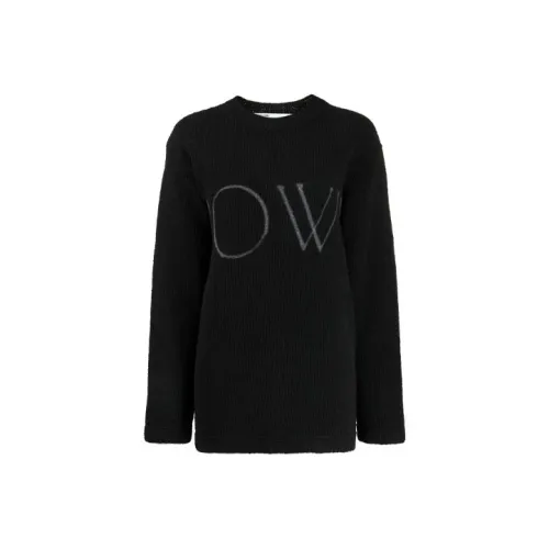 OFF Белый Свитер Женские Черный