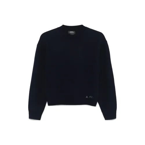 A.P.C. Joint Paragraph FW24 Свитер Женский Морской Синий