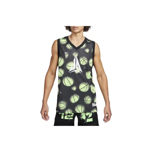 Nike Dri Fit DNA Баскетбольная Джерси Баскетбольная Джерси Мужская Lime Gray