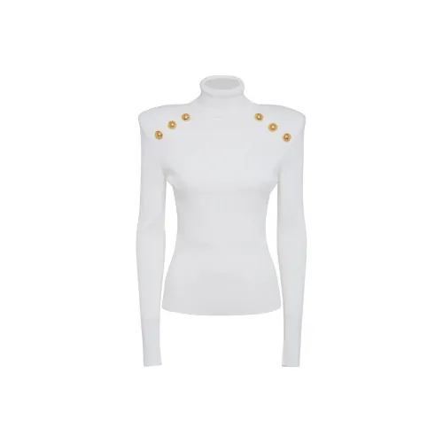 BALMAIN Белые Женские Свитеры