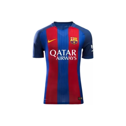 nike Футбол Джерси Barcelona 2016-2017 Сезон Мужской Синий