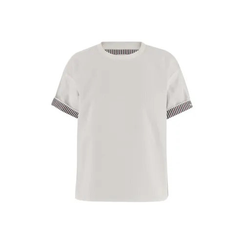 Bottega Veneta SS24 Рукав с оборванным плечом T-рубашка Женская Серый