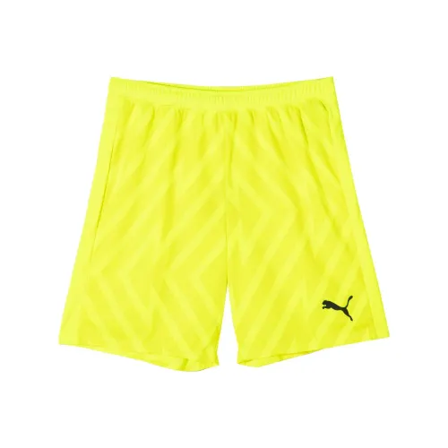 PUMA Manchester City LICENSED Match GK Повседневные шорты Мужские Желтые