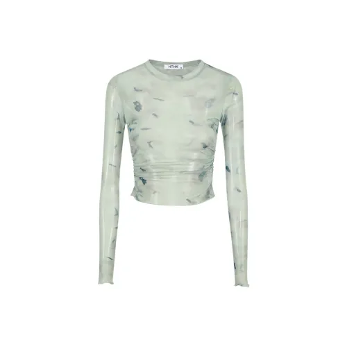 HTHK Серые Женские T-рубашки