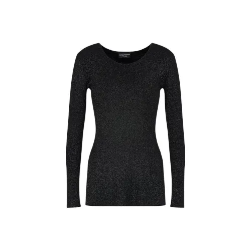 EMPORIO ARMANI SS24 T Рубашка Женская Черная