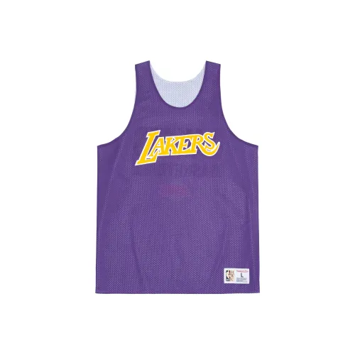 MITCHELL NESS Mastermind Joint Series Баскетбольная Джерси SW Фанатская версия Лейкерс Унисекс Фиолетовый