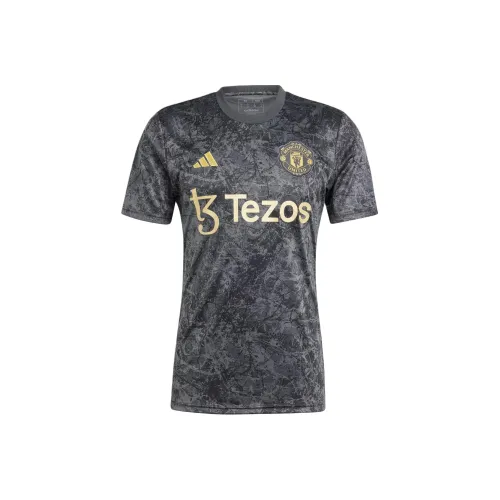 Adidas x Stone Roses Манчестер Юнайтед Футбол Джерси Мужской Черный