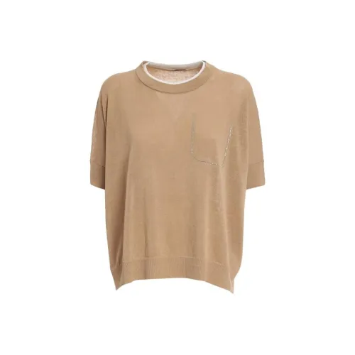 PESERICO Свитер Женский Светлый Умбра