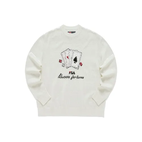FILA Экрю Женские Свитера