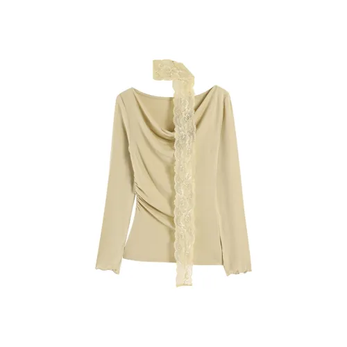 PZGE Стандартная T-рубашка Женская Зеленая