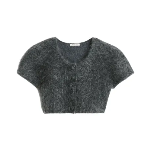 BY MALENE BIRGER COPENHAGEN MBC КРОП ТОП Женский Темно-Серый