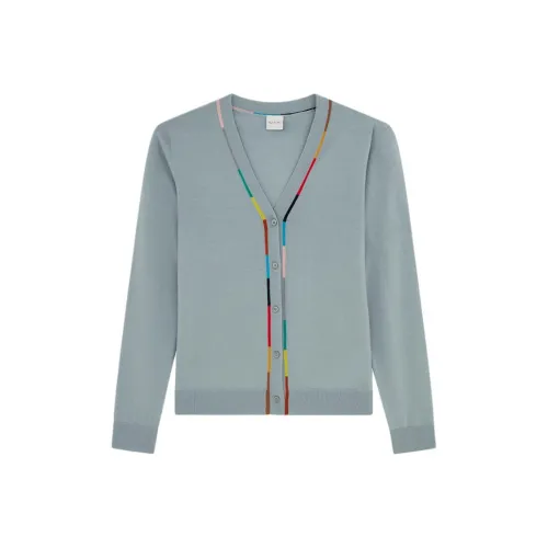 Paul Smith Paul Smith Classic Striped Series Светло-синий Женские Свитеры