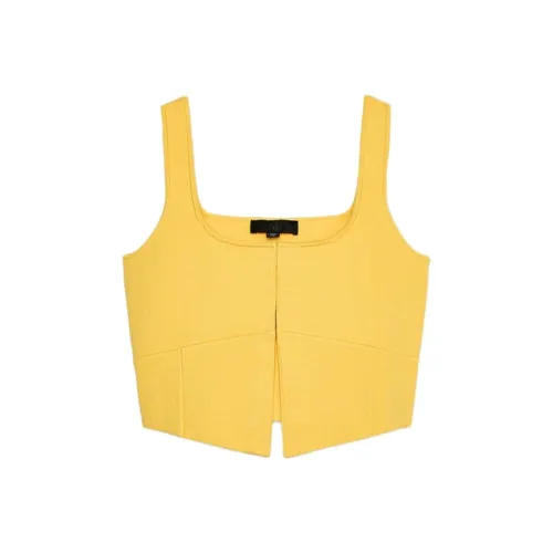 ZARA Желтые Женские Майки