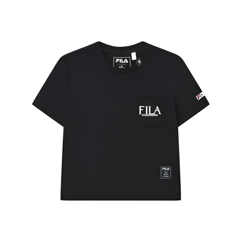 FILA x MIHARA YASUHIRO SS22 T-Shirt Женская Глубокий Черный