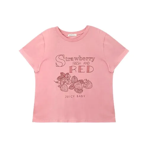 WUPODAMANVZHUANG T-рубашка Женская High Sugar Клубничный