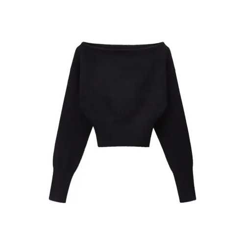 Showroom Plus Темно-синий Черный Женские Короткие Топы