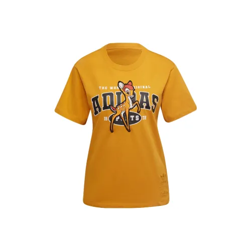 Adidas Originals DISNEY BAMBI GRAPHIC TEE Футболка Женская Золотая