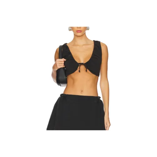 PRIVATE POLICY CROP TOP Женский Черный