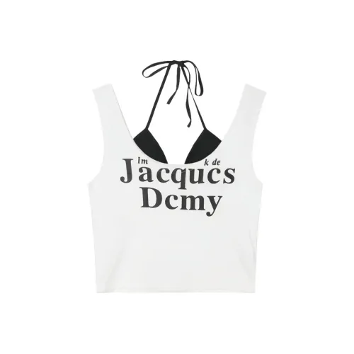 FOCOS STUDIO Белая майка + черный топ на бретелях Женские майки