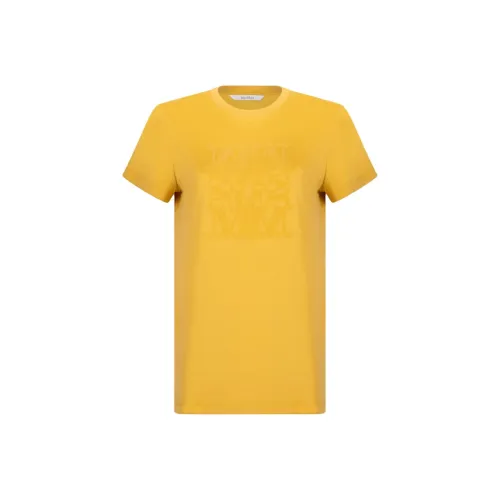 MaxMara Желтые Женские Футболки