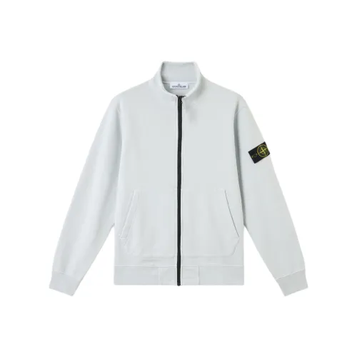 STONE ISLAND Толстовка Мужская Светло-Синяя