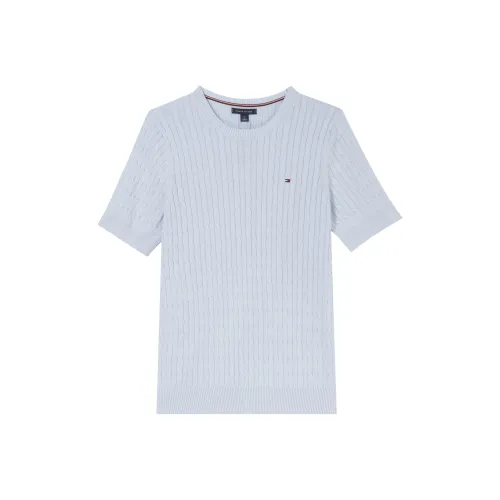 Tommy Hilfiger Светло-синие Женские Футболки