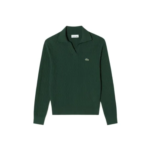 LACOSTE Свитер Женский Темно-зеленый