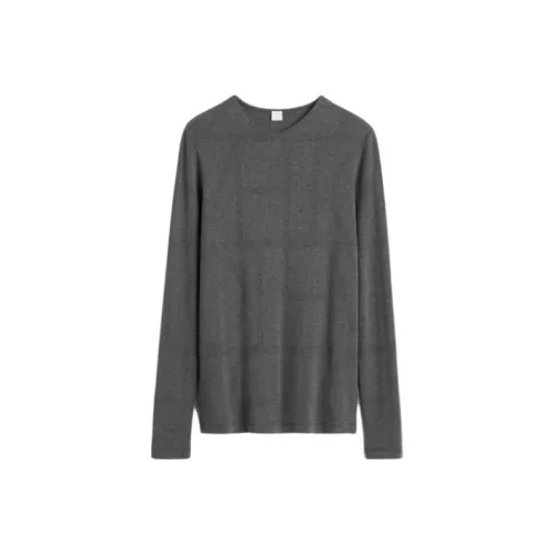 TOTEME SS24 T Рубашка Женская Темный Фотиния Серый