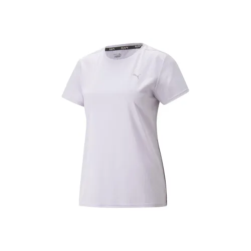 PUMA Стандартная футболка женская светло-фиолетовая