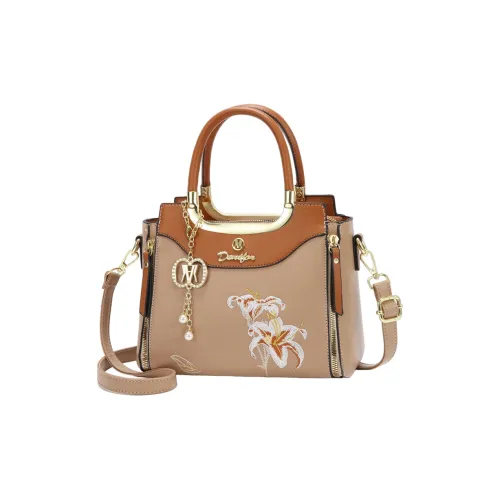 PINK·LAND ПУ (полиуретан) Сумка через плечо Женская Хаки Синий Экрю