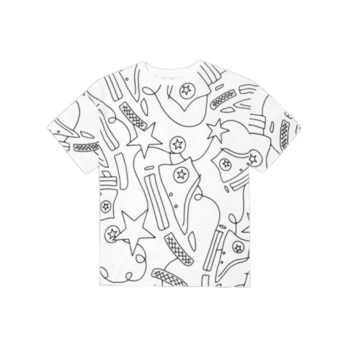 Конверс Белые Женские Футболки