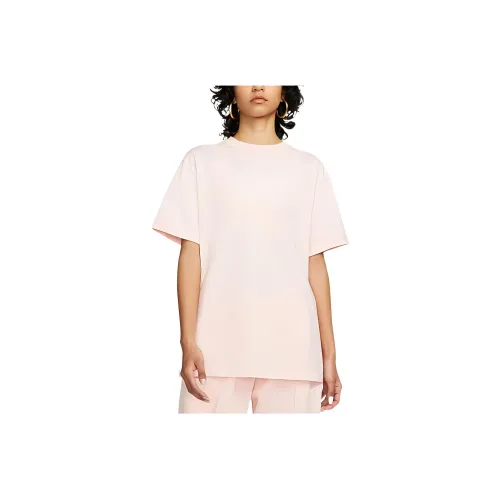 Nike Sportswear Essentials Series Т-рубашка с оборванным рукавом женская розовая