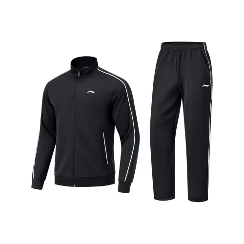 LINING Table Tennis Series Толстовка Комплект Унисекс Черный