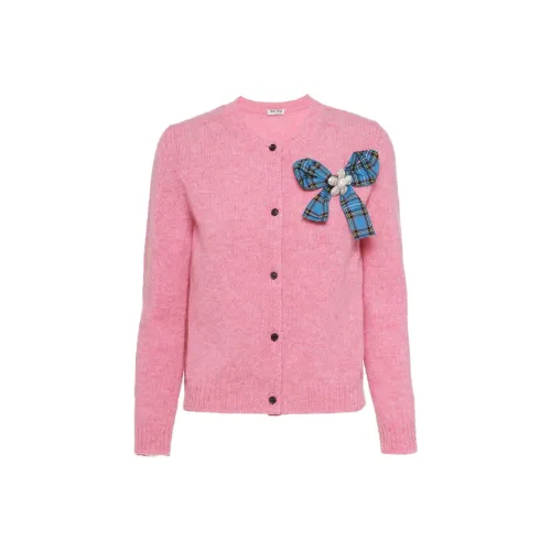 MIU MIU Розовые Женские Свитеры